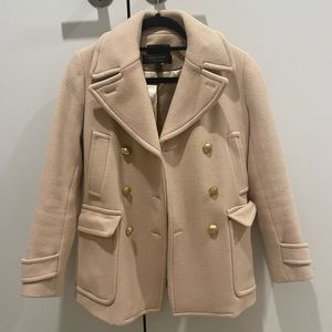 J.Crew Tan Peacoat